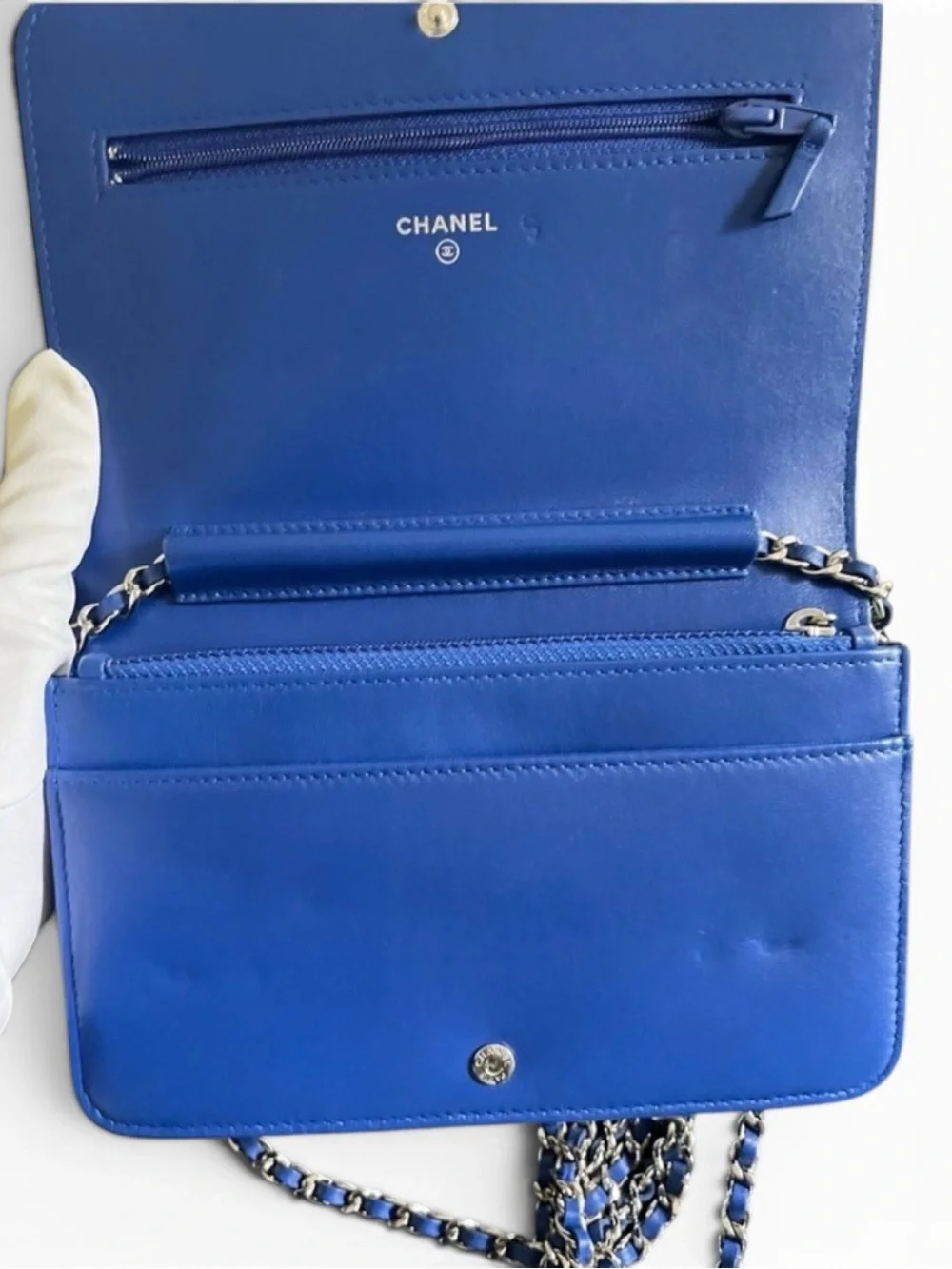 CHANEL Limited Edition Multicolor Lambskin Quilted WOC Wallet On Chain